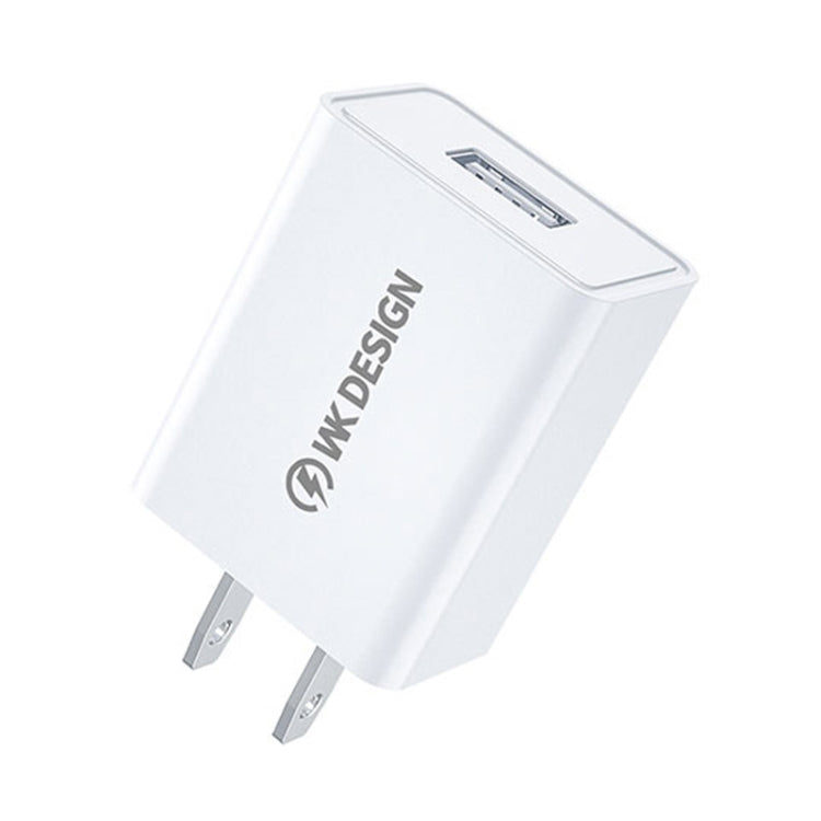WK WP-U118 10W 단일 USB 포트 여행용 충전기 전원 어댑터, 미국 플러그, WP-U118 미국 플러그