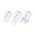WK WP-U119 10W 듀얼 USB 포트 여행용 충전기 전원 어댑터, 미국 플러그, WP-U119 미국 플러그