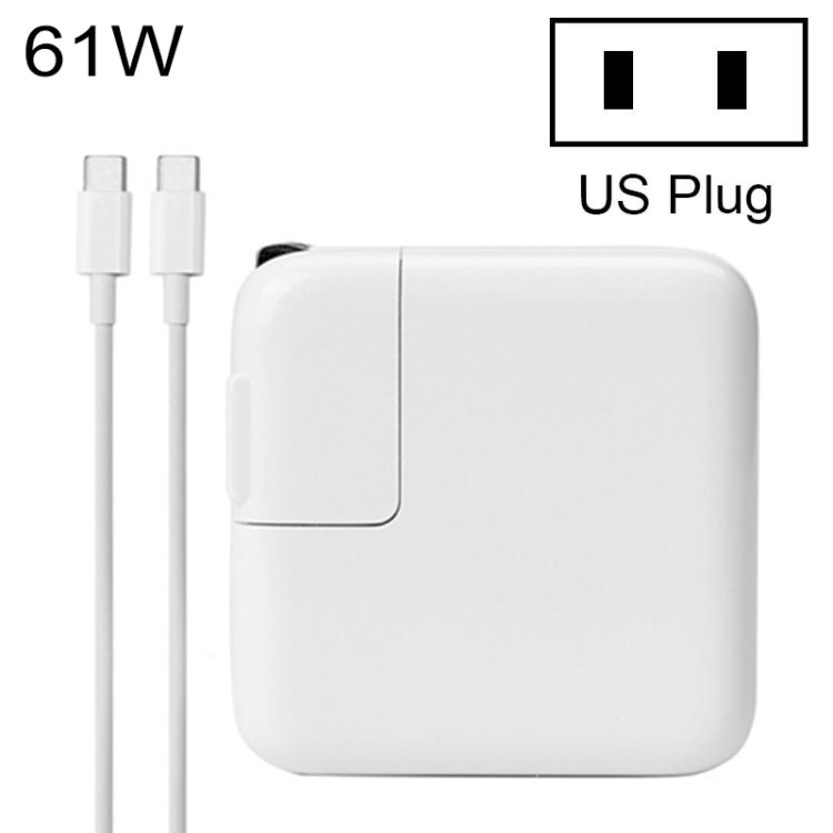61W Type-C 전원 어댑터 1.8m 케이블 포함, US 플러그, 61W US 플러그