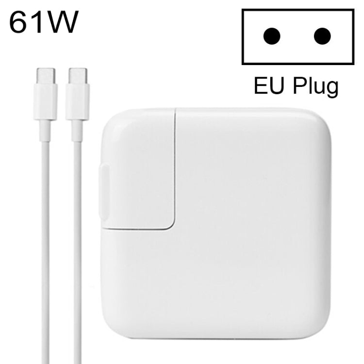 61W Type-C 전원 어댑터 1.8m 케이블 포함, EU 플러그, 61W EU 플러그