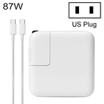 87W Type-C 전원 어댑터 휴대용 충전기 1.8m Type-C 충전 케이블 포함, US 플러그, 87W US 플러그
