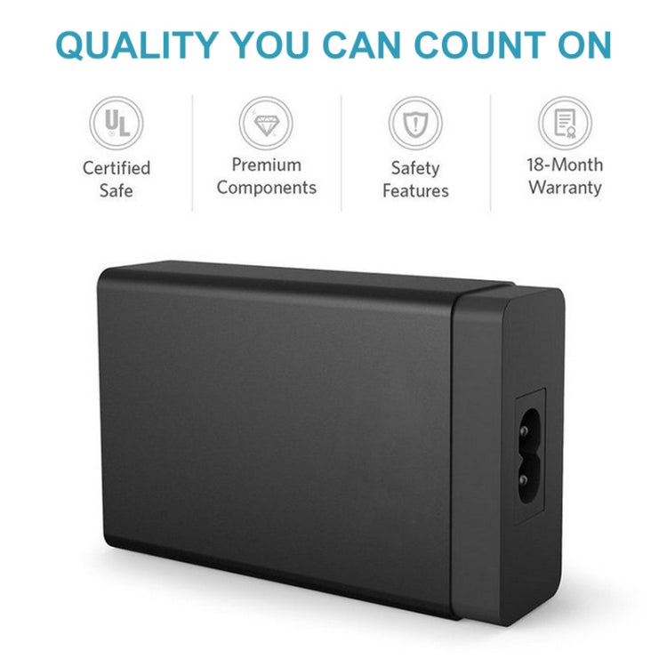 XBX09 40W 5V 8A 5 USB 포트 고속 충전기 여행용 충전기, 영국 플러그(블랙), XBX09, 8A