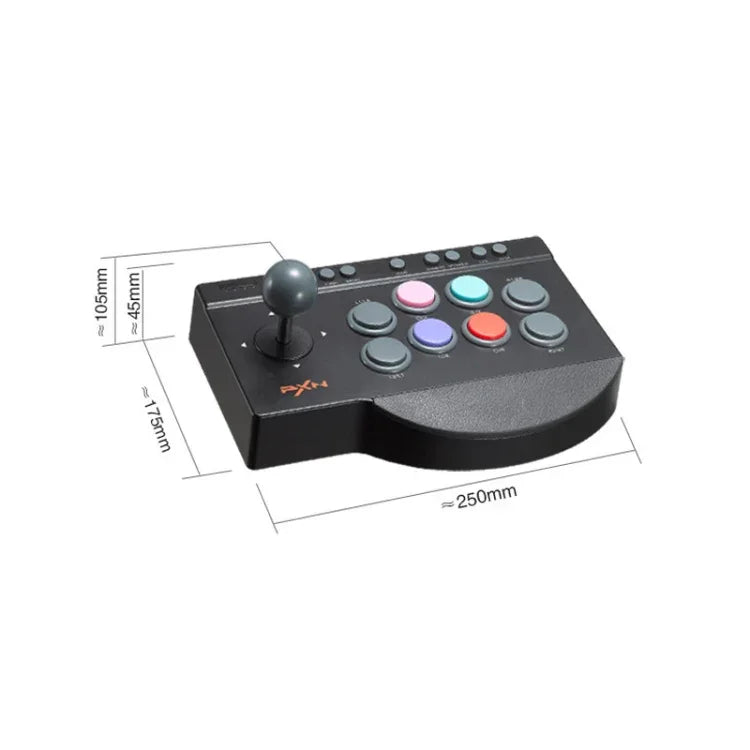 PXN PXN-0082 글래디에이터 스트리트 머신 게임 핸들 록커 컨트롤러 닌텐도 스위치 / PC / 안드로이드 시스템 / PS3 / PS4 / XboxOne용, PXN-0082