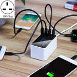 CDA30 20W 3 USB 포트 + USB-C / Type-C 포트 다기능 충전기 LED 디스플레이, UK 플러그, UK 플러그