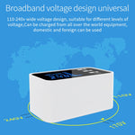 CDA30 20W 3 USB 포트 + USB-C / Type-C 포트 다기능 충전기 LED 디스플레이, US 플러그, US 플러그