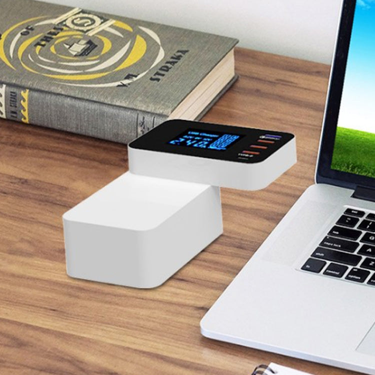 CDA33Q 40W QC 3.0 USB + 3 USB 포트 + USB-C / Type-C 포트 다기능 충전기 LED 디스플레이, UK 플러그, UK 플러그