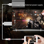Onten 7562 USB 암컷 to HDMI 폰 to HDTV 어댑터 케이블 iPhone / 안드로이드용