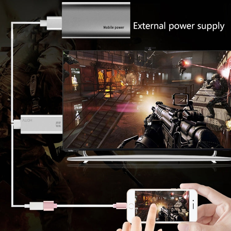 Onten 7562 USB 암컷 to HDMI 폰 to HDTV 어댑터 케이블 iPhone / 안드로이드용