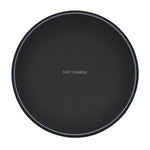 KD-1 Ultra-thin 10W Fast Charging Wireless Charger for Android Phones & iPhone, Fast Charging, Black