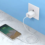 18W USB-C / 타입-C 인터페이스 여행용 충전기, 미국 플러그, 18W 미국 플러그