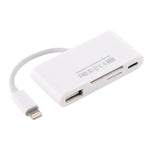 NK-108L 8핀 to USB + TF 카드 + SD 카드 카메라 리더 어댑터, IOS 9.1 이상 시스템 호환, NK-108L