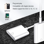 NK105 8핀 to SD 카드 카메라 리더 어댑터, IOS 9.1 이상 시스템 호환, NK105