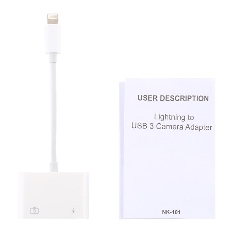 NK101 8핀 to USB 카메라 리더 어댑터, iOS 9.1 이상 시스템 호환, NK101