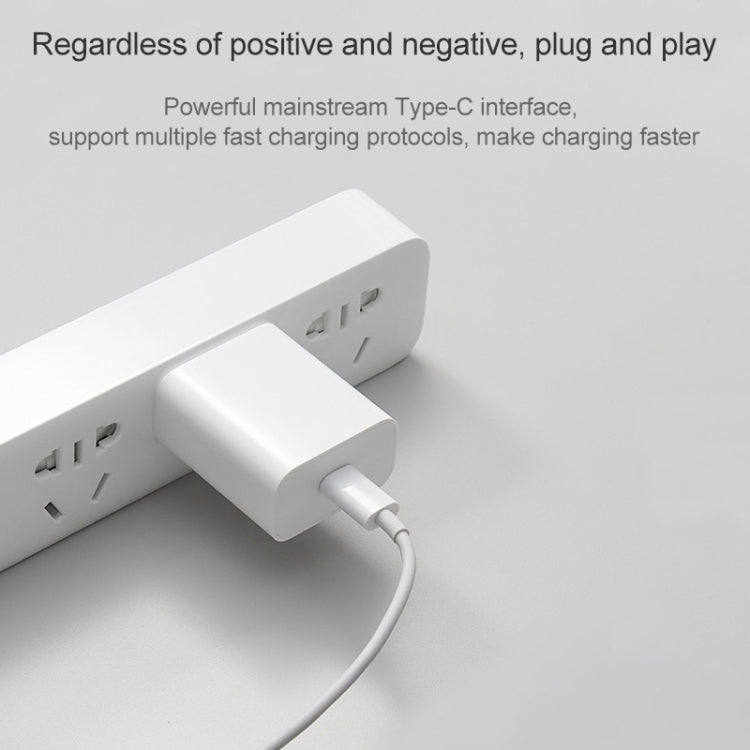 오리지널 샤오미 AD201 20W 단일 USB-C / 타입-C 인터페이스 여행용 충전기 퀵 차지 버전, 미국 플러그, 20W