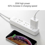 오리지널 샤오미 AD201 20W 단일 USB-C / 타입-C 인터페이스 여행용 충전기 퀵 차지 버전, 미국 플러그, 20W