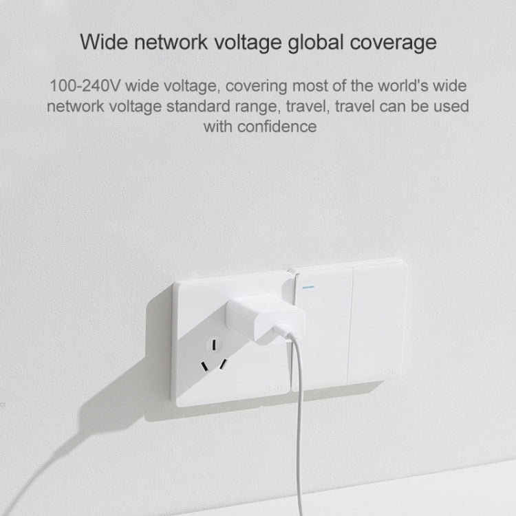 오리지널 샤오미 AD201 20W 단일 USB-C / 타입-C 인터페이스 여행용 충전기 퀵 차지 버전, 미국 플러그, 20W