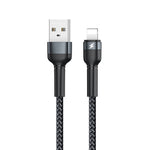 REMAX RC-124i 1m 2.4A USB to 8핀 알루미늄 합금 꼬임 빠른 충전 데이터 케이블 아이폰, 아이패드용, 8핀