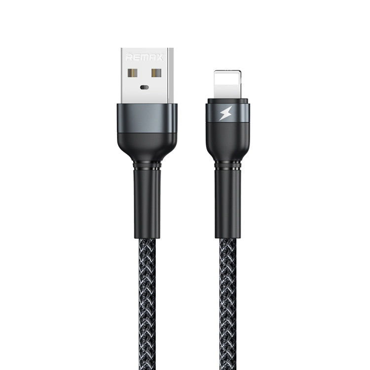 REMAX RC-124i 1m 2.4A USB to 8핀 알루미늄 합금 꼬임 빠른 충전 데이터 케이블 아이폰, 아이패드용, 8핀