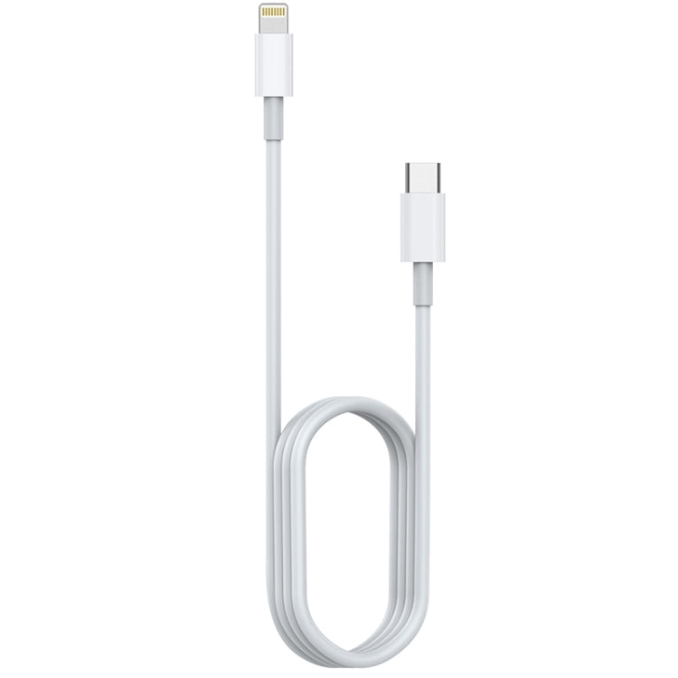 AWEI CL-68 3A 타입-C / USB-C to 8핀 PD 고속 충전 데이터 케이블, 길이: 1m