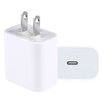 PD 20W 단일 USB-C / Type-C 인터페이스 여행용 충전기, US 플러그, 20W US 플러그