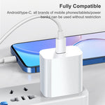 PD 20W 단일 USB-C / Type-C 인터페이스 여행용 충전기, US 플러그, 20W US 플러그