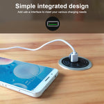 KP-ZMC 내장형 데스크탑 무선 충전기, PD+USB 인터페이스 케이블 길이: 1.2m