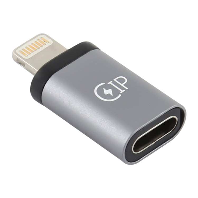 8핀 수컷 to USB-C / 타입-C 암컷 충전 어댑터, 데이터 전송 지원, 8핀 수컷