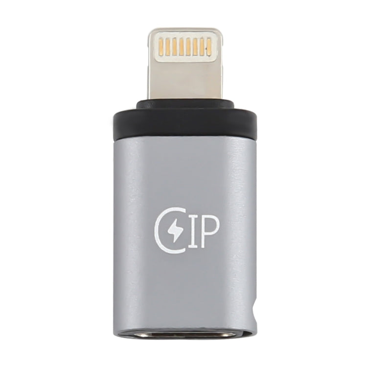 8핀 수컷 to USB-C / 타입-C 암컷 충전 어댑터, 데이터 전송 지원, 8핀 수컷