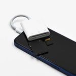 NK-101Y Pro 8핀 to 8핀 + SD + TF 포트 3-in-1 카메라 리더 어댑터