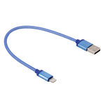 1m 네트 스타일 메탈 헤드 8핀 to USB 데이터 / 충전 케이블