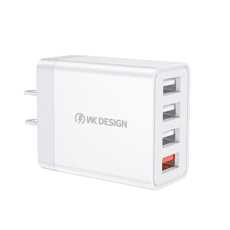 WK WP-U125 Youpin 시리즈 18W QC3.0 4 USB 포트 고속 여행용 충전기, CN 플러그 / US 플러그, CN 플러그 / US 플러그