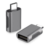 2개입 SBT-158 USB-C / 타입-C 수컷 to USB 3.0 암컷 아연 합금 어댑터, SBT-158 블랙, SBT-158 골드, SBT-158 로즈 골드, SBT-158 실버