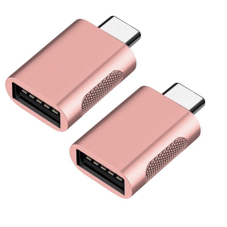2개입 SBT-158 USB-C / 타입-C 수컷 to USB 3.0 암컷 아연 합금 어댑터, SBT-158 블랙, SBT-158 골드, SBT-158 로즈 골드, SBT-158 실버