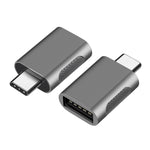 2개입 SBT-158 USB-C / 타입-C 수컷 to USB 3.0 암컷 아연 합금 어댑터, SBT-158 블랙, SBT-158 골드, SBT-158 로즈 골드, SBT-158 실버