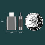 2개입 SBT-158 USB-C / 타입-C 수컷 to USB 3.0 암컷 아연 합금 어댑터, SBT-158 블랙, SBT-158 골드, SBT-158 로즈 골드, SBT-158 실버