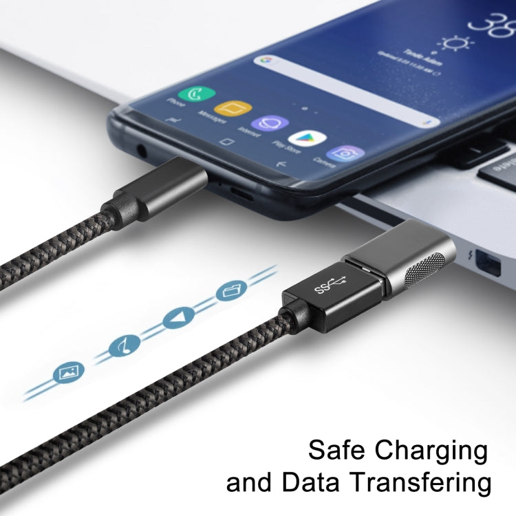 2개입 SBT-158 USB-C / 타입-C 수컷 to USB 3.0 암컷 아연 합금 어댑터, SBT-158 블랙, SBT-158 골드, SBT-158 로즈 골드, SBT-158 실버
