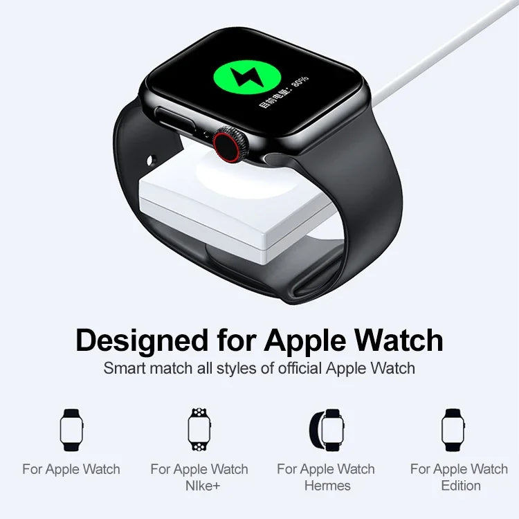 adj-981 휴대용 자석 무선 충전기, Apple Watch용, adj-981