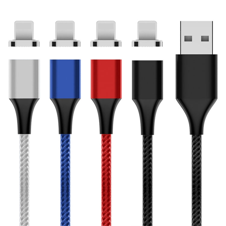 M11 5A USB to 8핀 나일론 꼬임 자석 데이터 케이블, 케이블 길이: 2m, 8핀