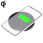 10W QI 격자 무늬 원형 금속 무선 충전기, 10W 금속