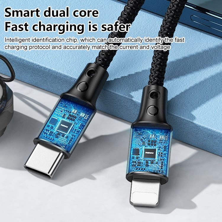 REMAX RC-140i Thor 시리즈 PD 20W USB-C / Type-C to 8핀 휴대용 랜야드 데이터 케이블, 케이블 길이: 1.2m, USB-C / Type-C to 8핀