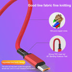 꼬임 방지 3A 3 in 1 USB to 타입-C / 8핀 / 마이크로 USB 고속 충전 케이블, 케이블 길이: 1.2m, 흰색 플러그 (빨강), 흰색 플러그 (검정), 흰색 플러그 (파랑)