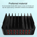 YFY-A55 150W 16포트 USB 스마트 충전 스테이션, 휴대폰 및 태블릿 거치대 포함, 미국 플러그, YFY-A55
