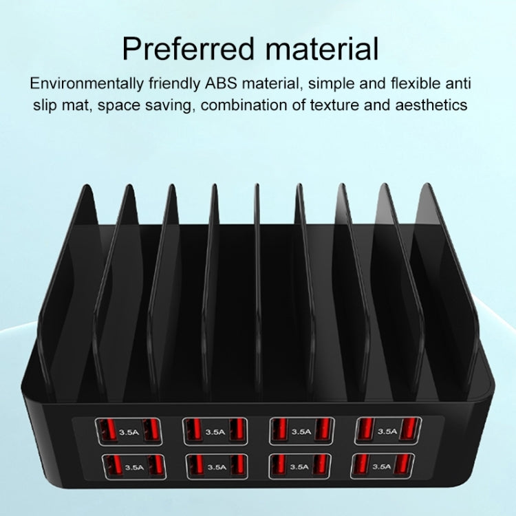 YFY-A55 150W 16포트 USB 스마트 충전 스테이션, 휴대폰 및 태블릿 거치대 포함, 미국 플러그, YFY-A55