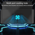 YFY-A54 100W USB + 타입-C 5포트 스마트 충전 스테이션, 휴대폰 및 태블릿 거치대 포함, 미국 플러그, YFY-A54
