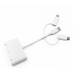 3 in 1 8핀, 마이크로 USB, 타입-C to TF & SD 카드 리더 USB OTG 확장 어댑터