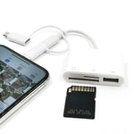 3 in 1 8핀, 마이크로 USB, 타입-C to TF & SD 카드 리더 USB OTG 확장 어댑터