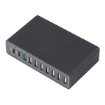 MFT-03Q 10-in-1 65W QC3.0 USB 스마트 고속 충전기, EU 플러그, EU 플러그