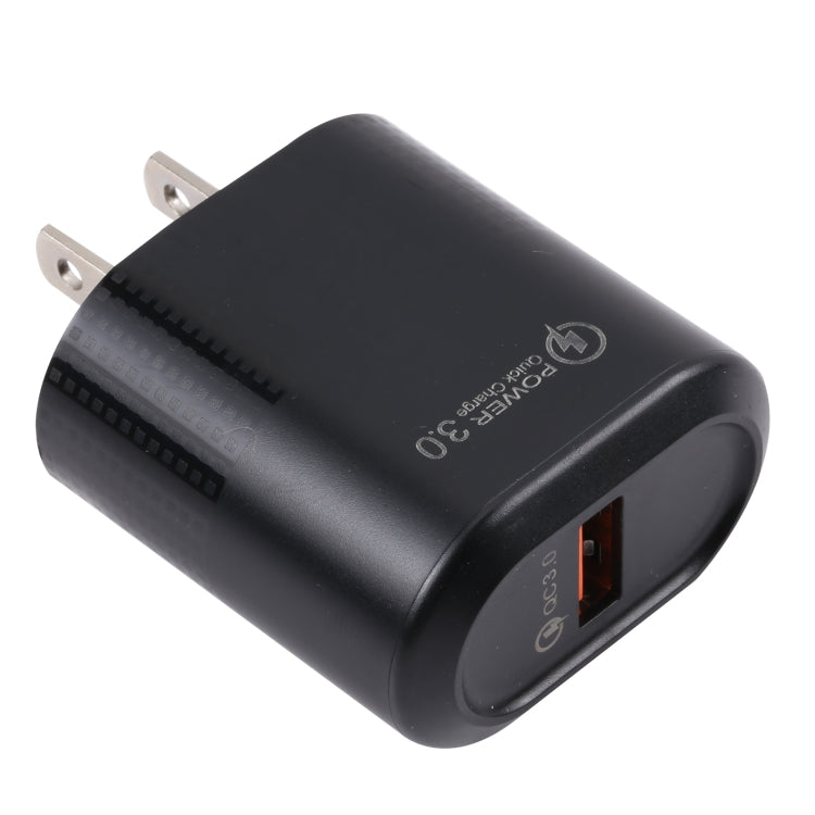 LZ-2117 18W QC3.0 3.1A USB 고속 충전기, 미국 플러그, 미국 플러그