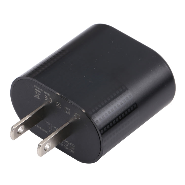 LZ-2117 18W QC3.0 3.1A USB 고속 충전기, 미국 플러그, 미국 플러그