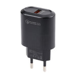 LZ-2117 18W QC3.0 3.1A USB 고속 충전기, EU 플러그, EU 플러그